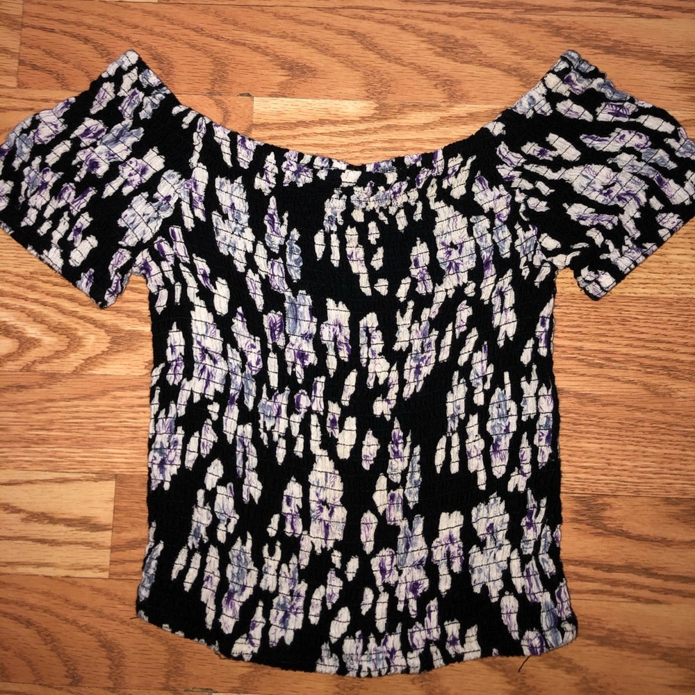 Flower crop top